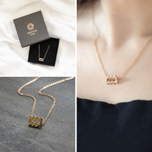 Carica l'immagine nel visualizzatore di Gallery, PENDENTE MIZODIA IN ORO CON SEGNO ZODIACALE