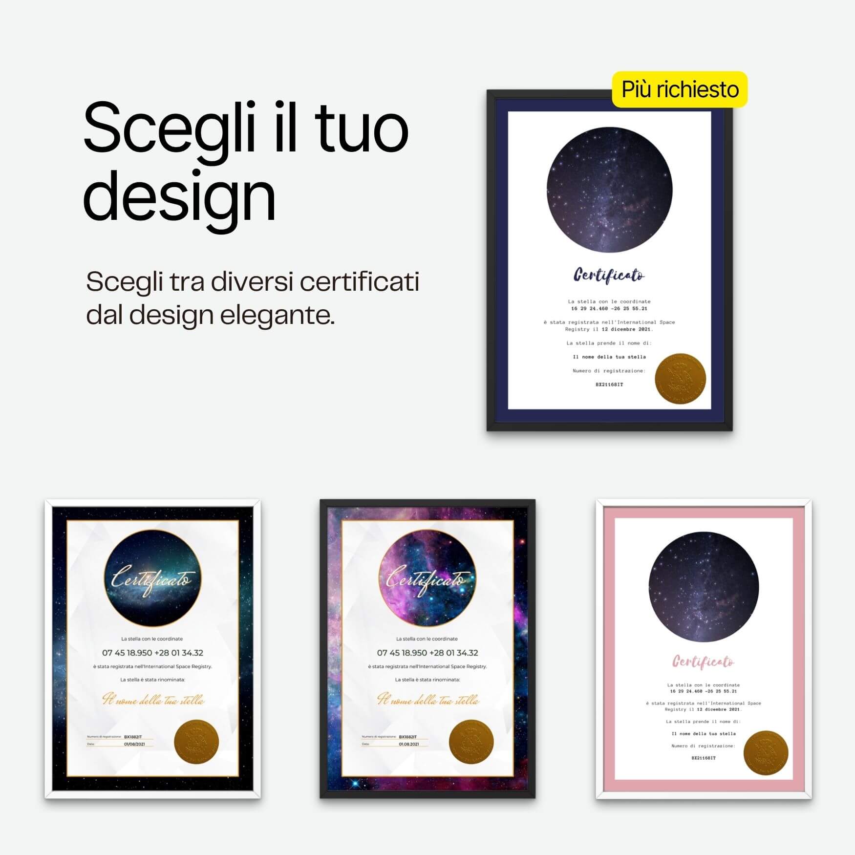 Regala una stella di una costellazione - Supernova